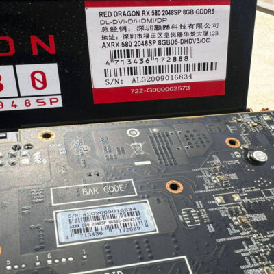 کارت گرافیک پاورکالر مدل 8Red Dragon Radeon RX 580گیگابایت